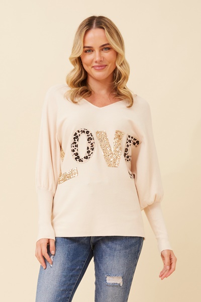 JONAS GRAPHIC PRINT KNIT PULLOVER