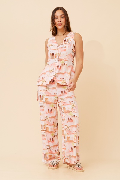 JOREE HOLIDAY PRINT VEST