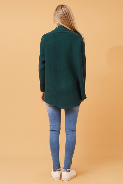 JOSEPHINE HI LOW KNIT JUMPER