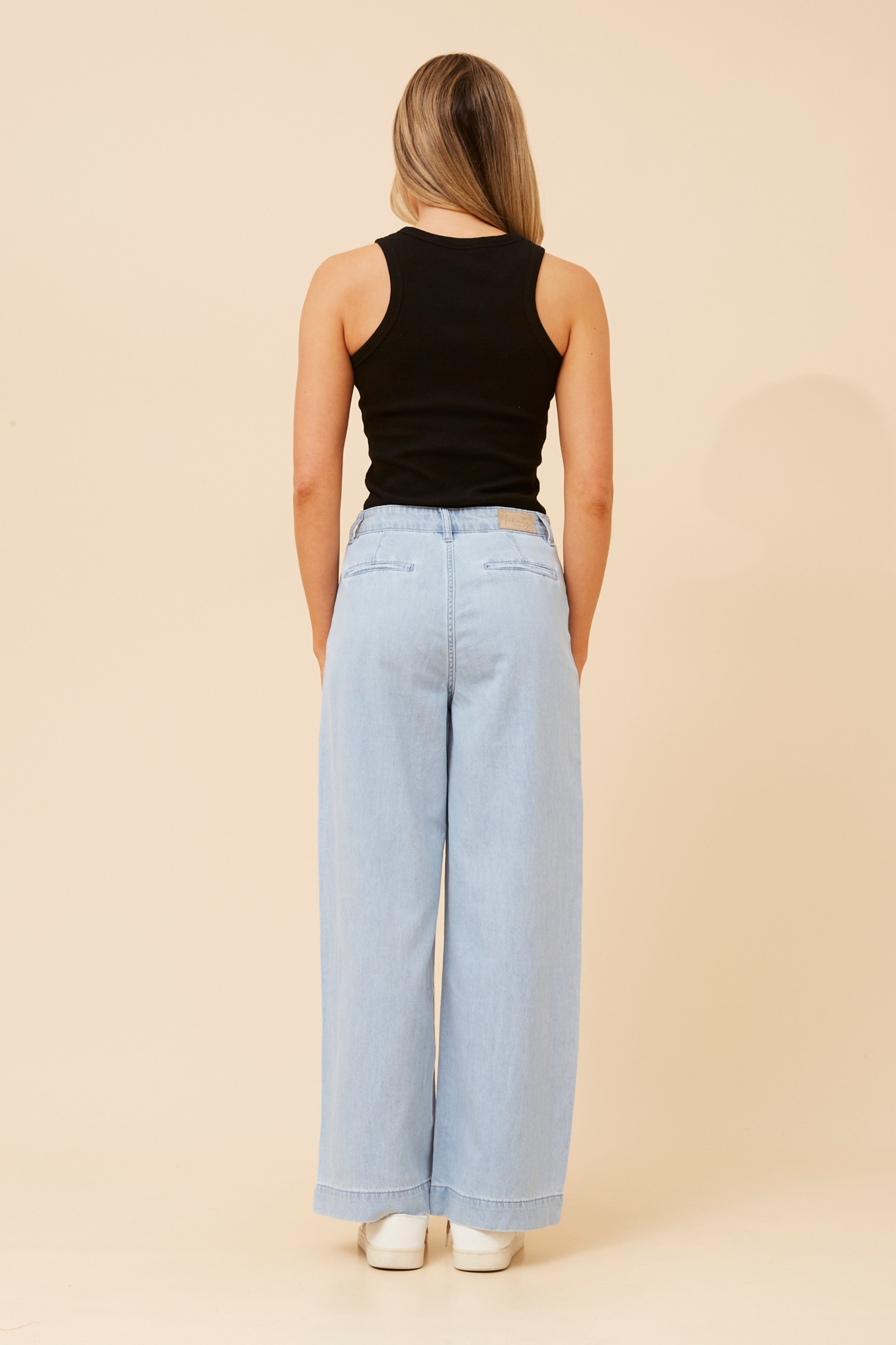 JOSHY WIDE LEG DENIM PANTS