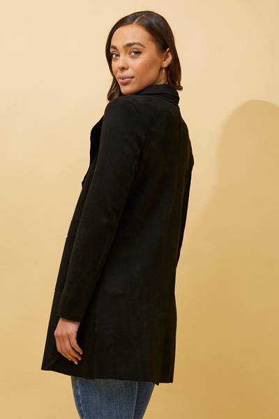 JOSIE FAUX SUEDE COAT