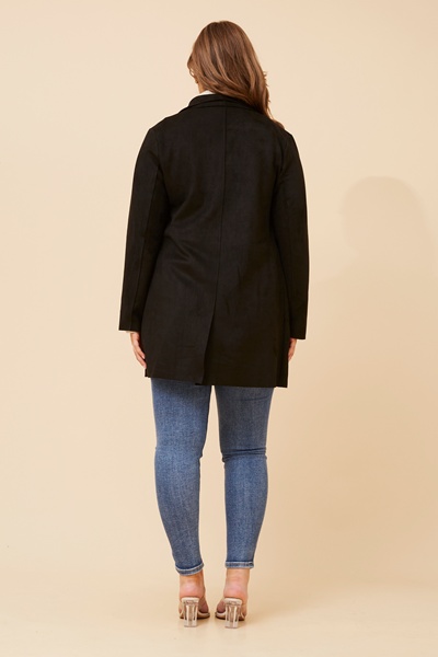JOSIE FAUX SUEDE COAT