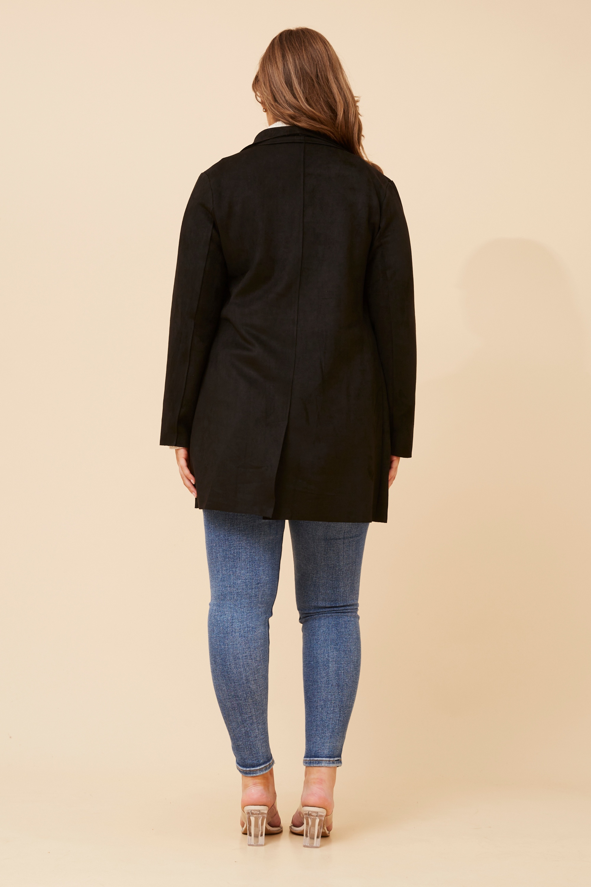 JOSIE FAUX SUEDE COAT