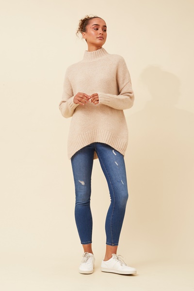 JULIANA WOOL BLEND PULLOVER