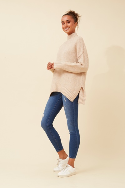JULIANA WOOL BLEND PULLOVER