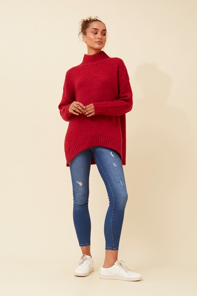 JULIANA WOOL BLEND PULLOVER