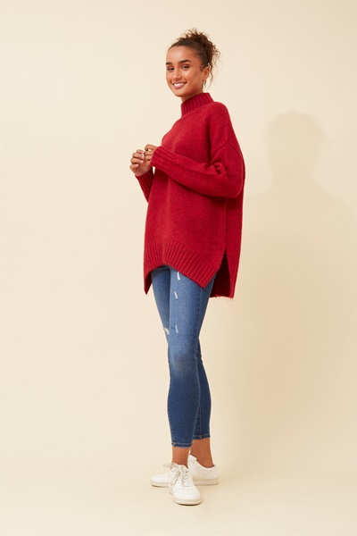JULIANA WOOL BLEND PULLOVER