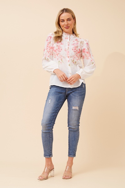 JULIETA FLORAL PRINT BLOUSE