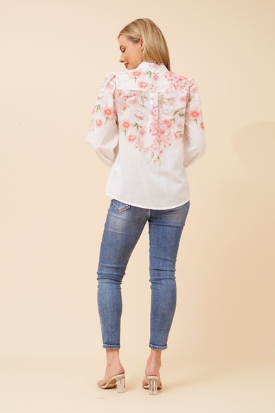 JULIETA FLORAL PRINT BLOUSE