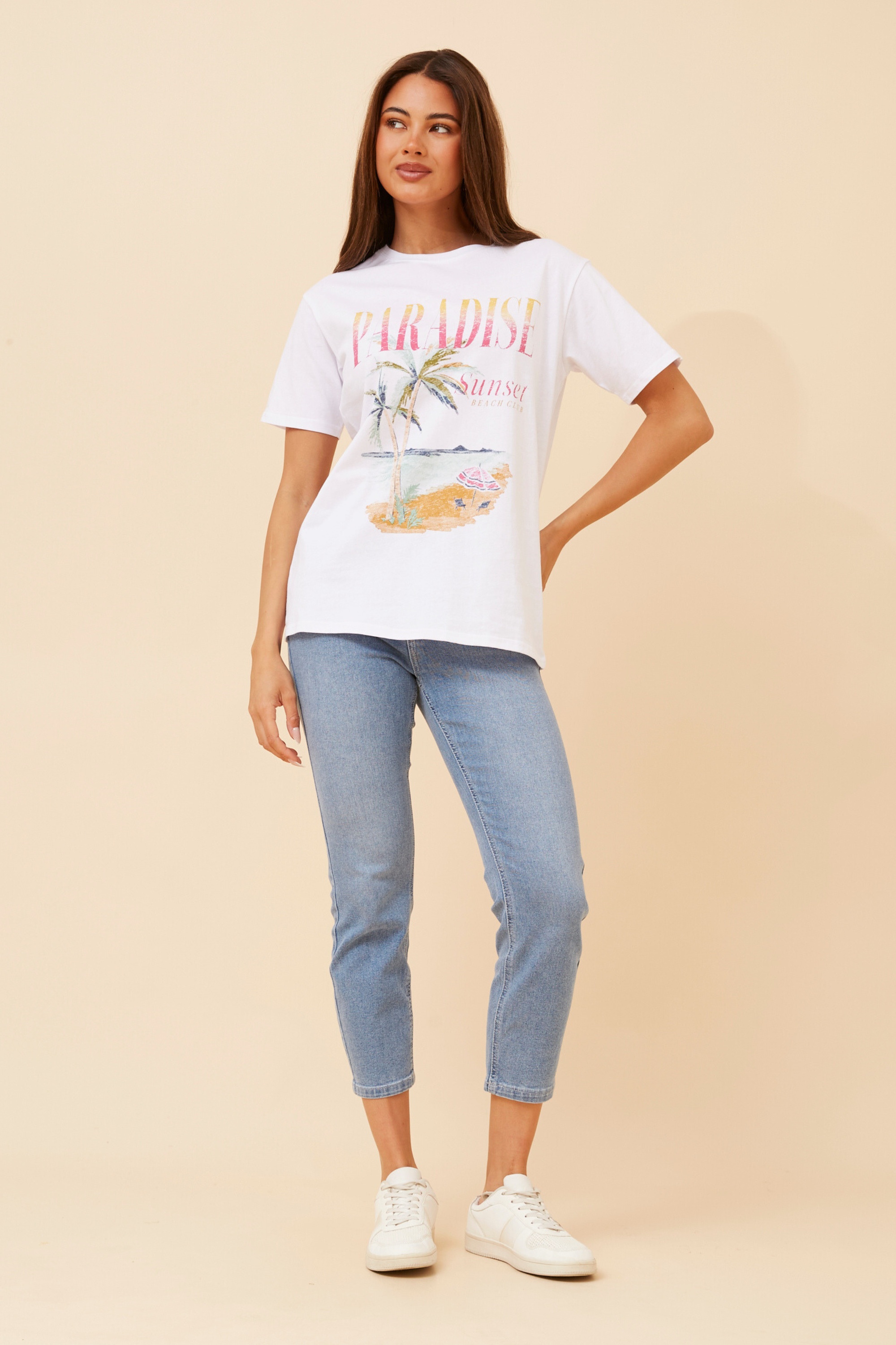 JULITA GRAPHIC PRINT TOP