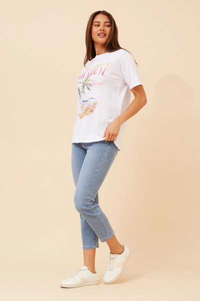 JULITA GRAPHIC PRINT TOP
