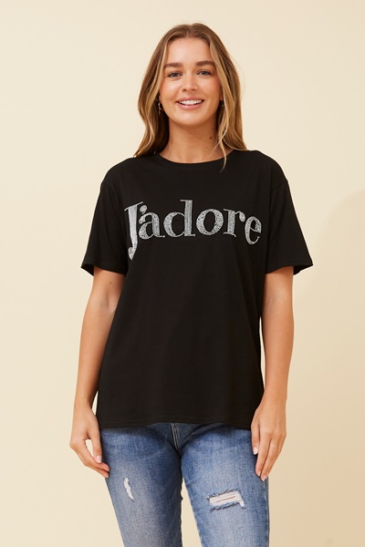 JULITA JADORE BEADED TSHIRT