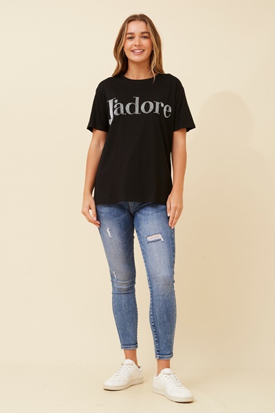 JULITA JADORE BEADED TSHIRT