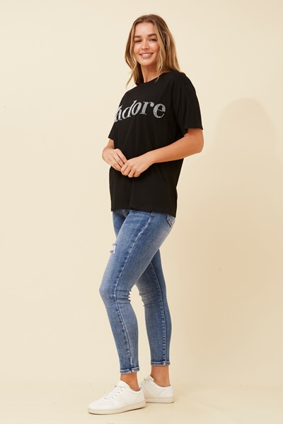 JULITA JADORE BEADED TSHIRT