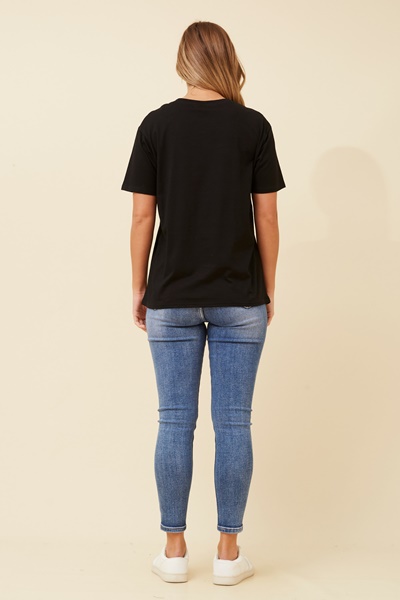 JULITA JADORE BEADED TSHIRT