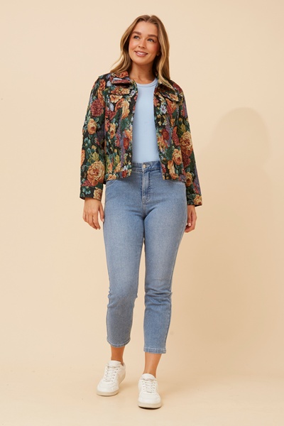 JUNIA FLORAL TAPESTRY JACKET