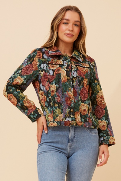 JUNIA FLORAL TAPESTRY JACKET