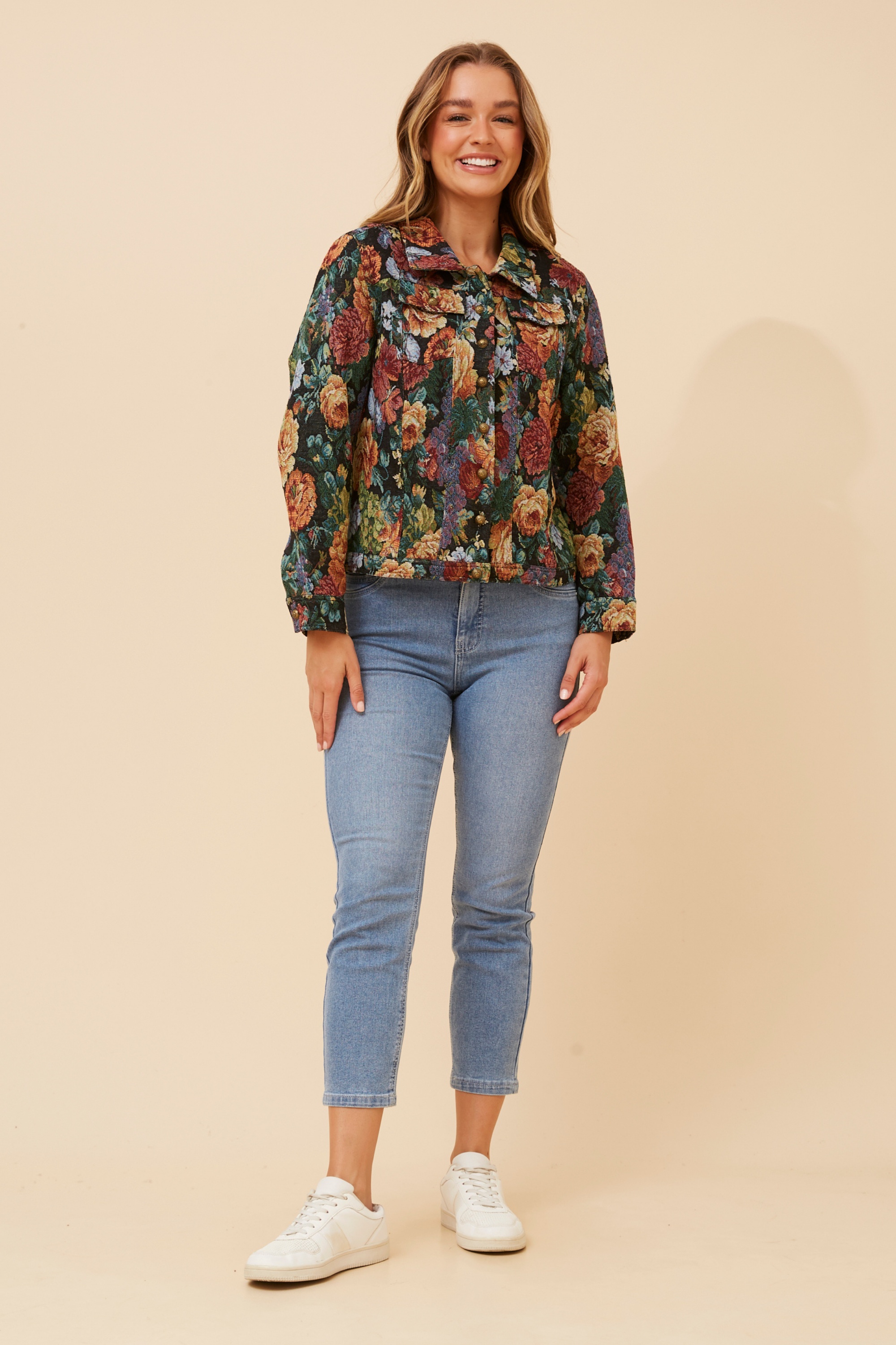 JUNIA FLORAL TAPESTRY JACKET