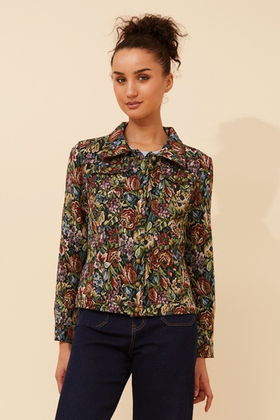 JUNIA FLORAL TAPESTRY JACKET
