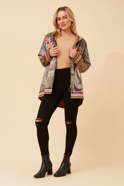 KADIAN FAUX SUEDE JACKET