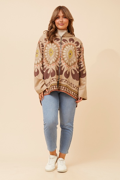 KADIAN FAUX SUEDE JACKET