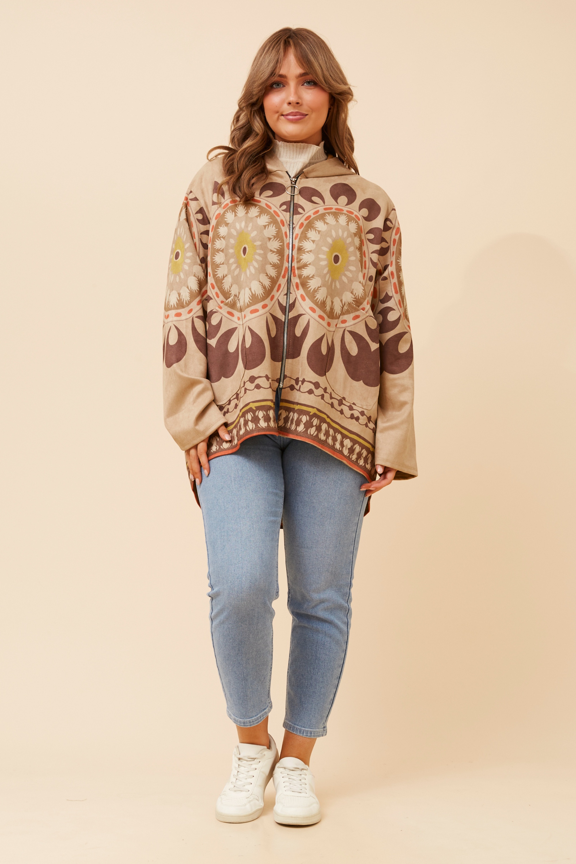 KADIAN FAUX SUEDE JACKET
