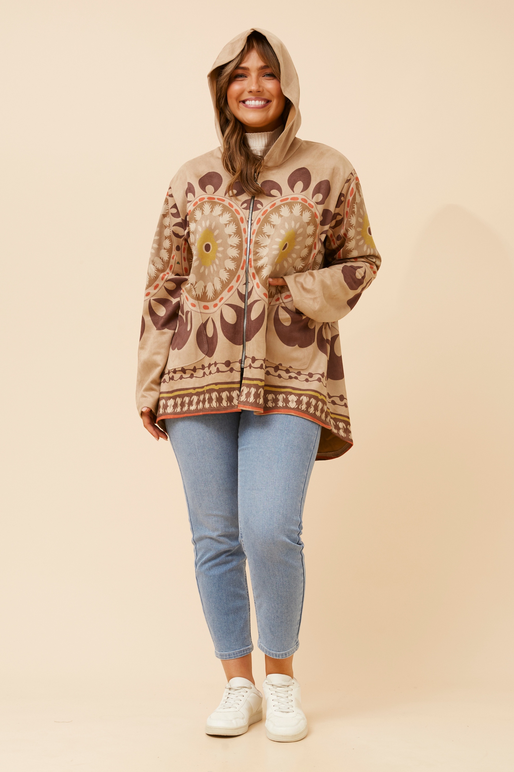 KADIAN FAUX SUEDE JACKET