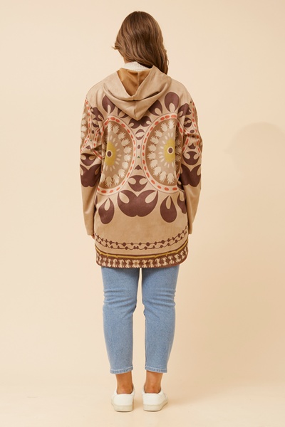 KADIAN FAUX SUEDE JACKET