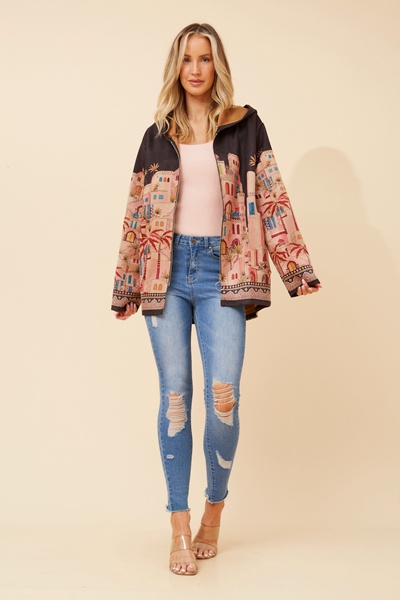 KADIAN FAUX SUEDE JACKET