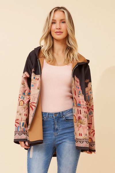 KADIAN FAUX SUEDE JACKET