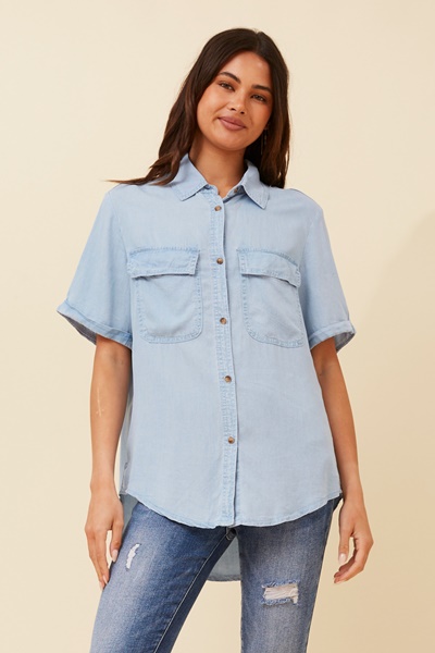 KALANI PATCH POCKET SHIRT