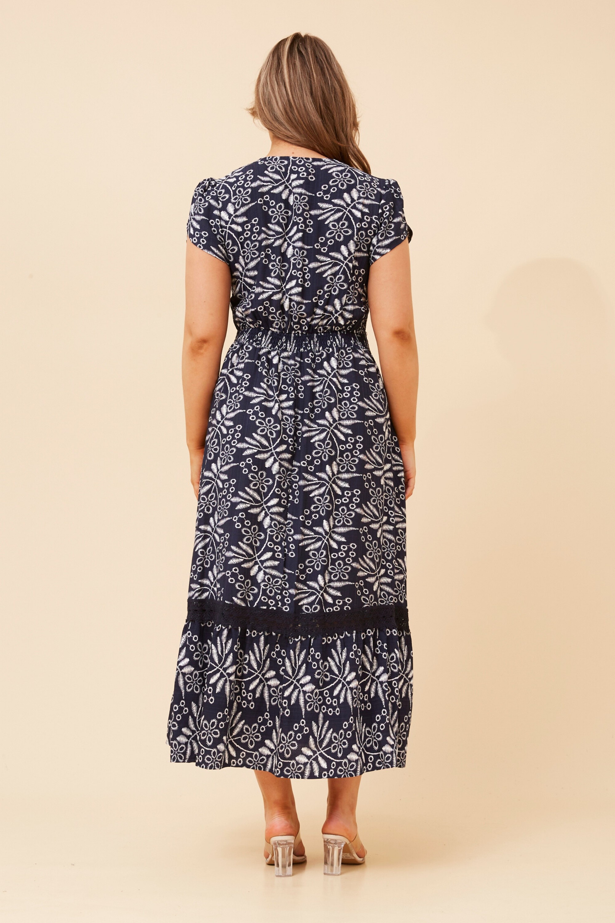 KALAY ABSTRACT PRINT DRESS