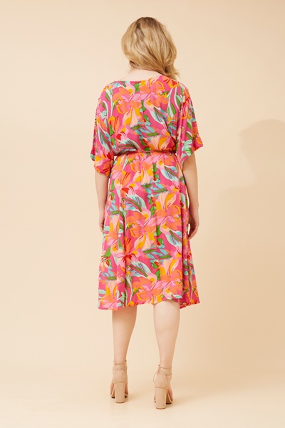 KALINDI FLORAL MIDI DRESS