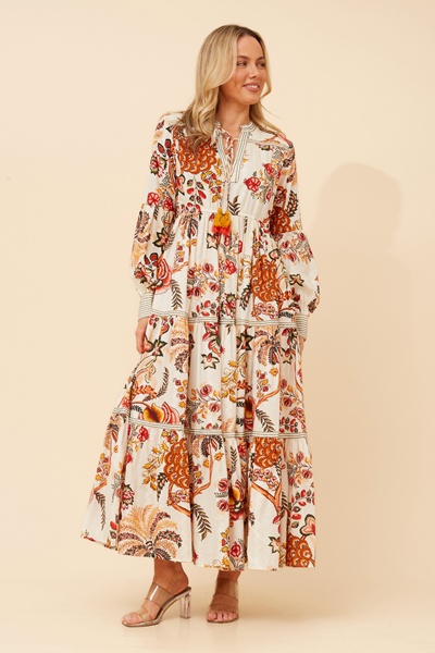 KAMYA FLORAL MAXI DRESS