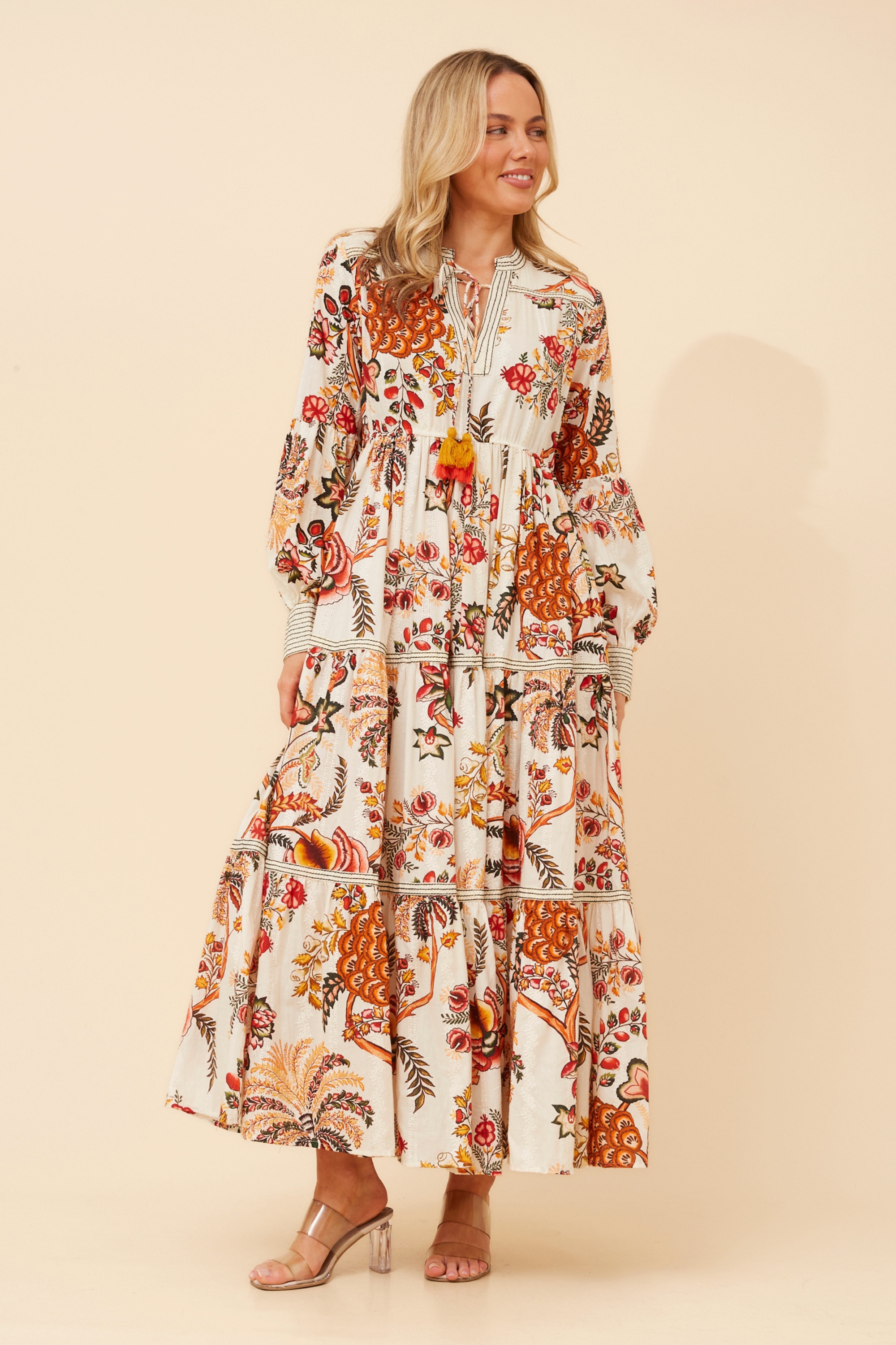 KAMYA FLORAL MAXI DRESS