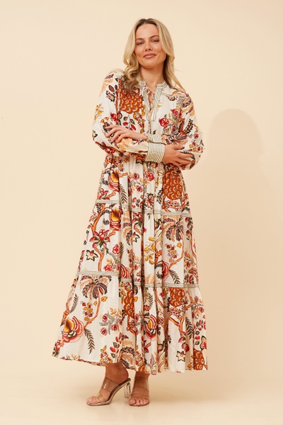 KAMYA FLORAL MAXI DRESS