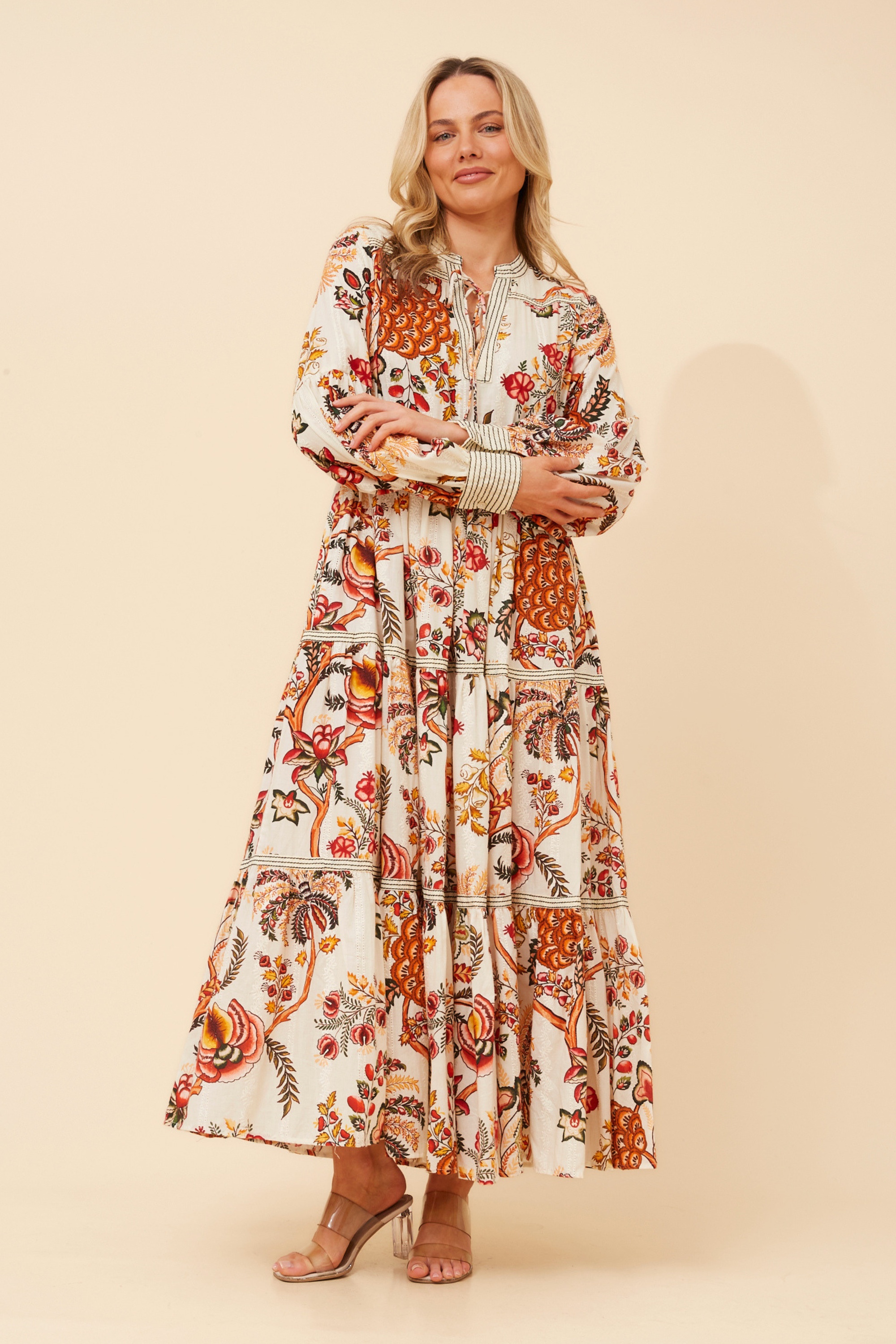 KAMYA FLORAL MAXI DRESS