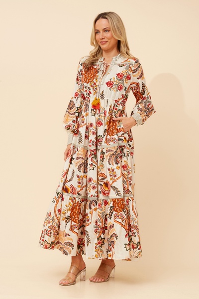 KAMYA FLORAL MAXI DRESS