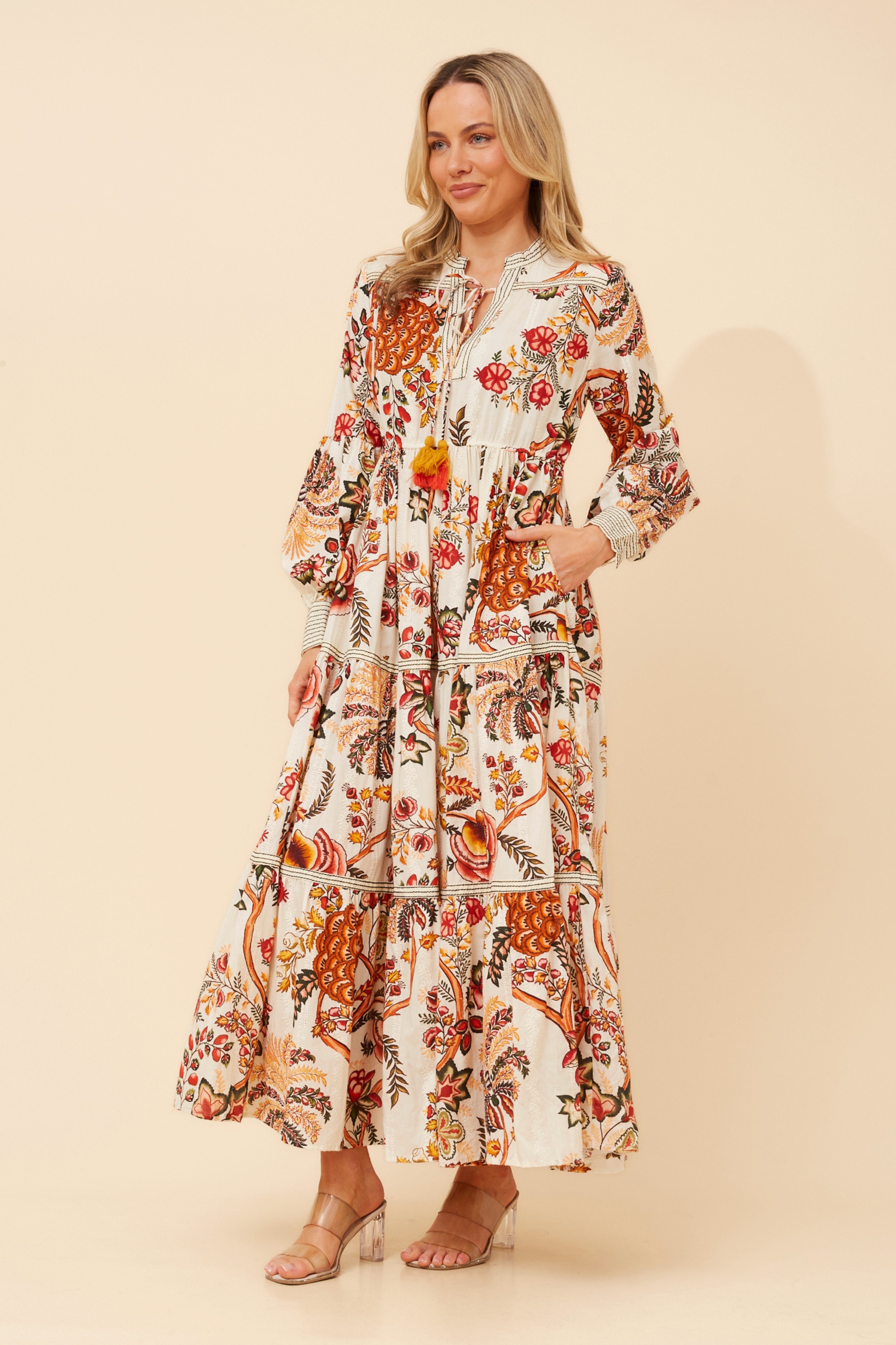 KAMYA FLORAL MAXI DRESS
