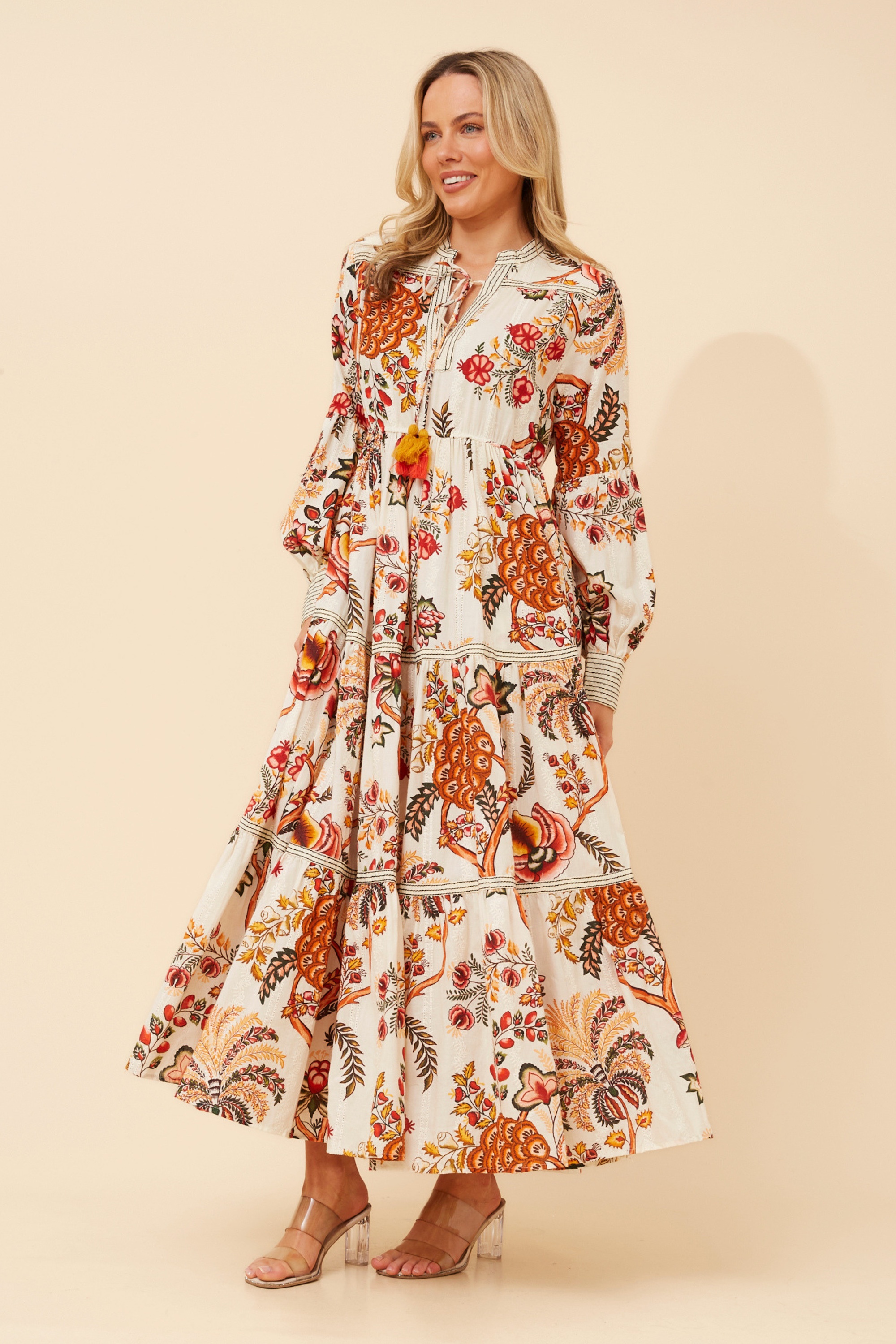 KAMYA FLORAL MAXI DRESS