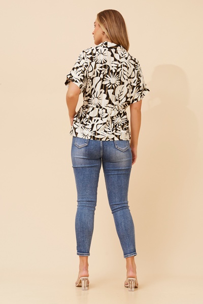 KAORU ABSTRACT PRINT TOP