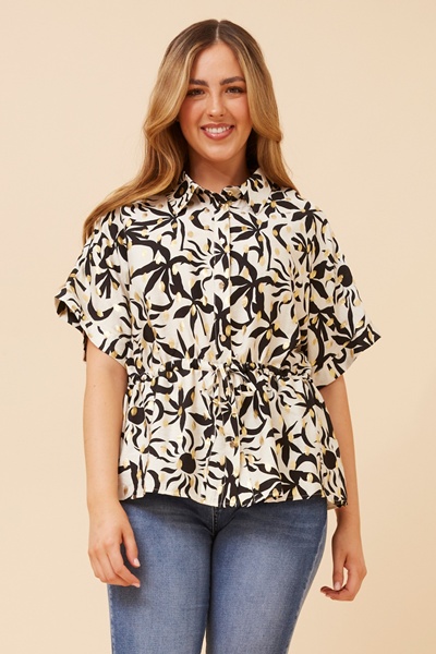 KAORU FOIL PRINT TOP