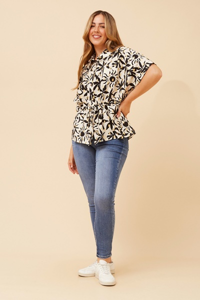 KAORU FOIL PRINT TOP