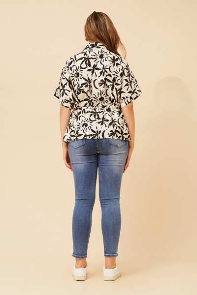 KAORU FOIL PRINT TOP