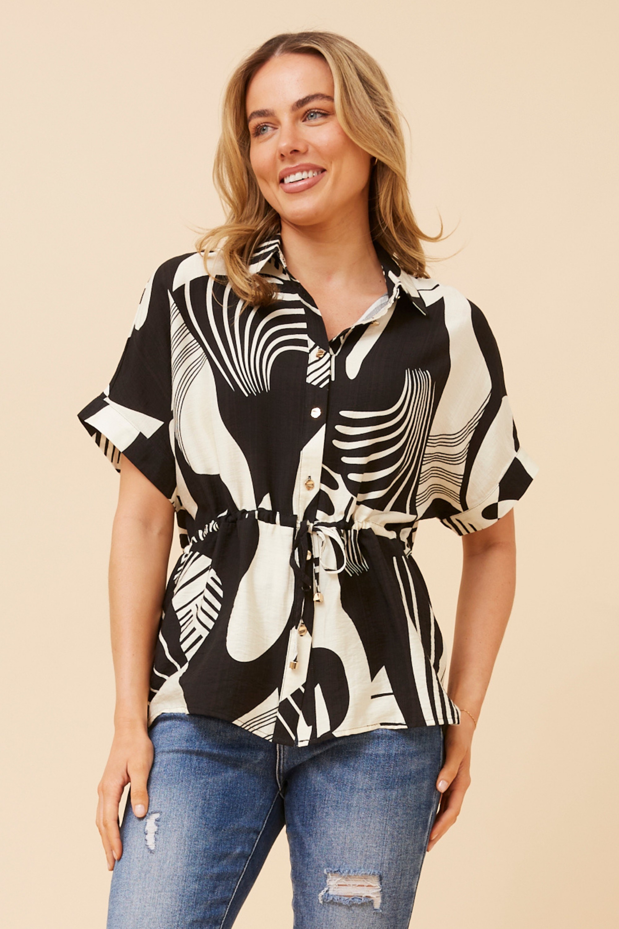 KAORU TIE FRONT TOP