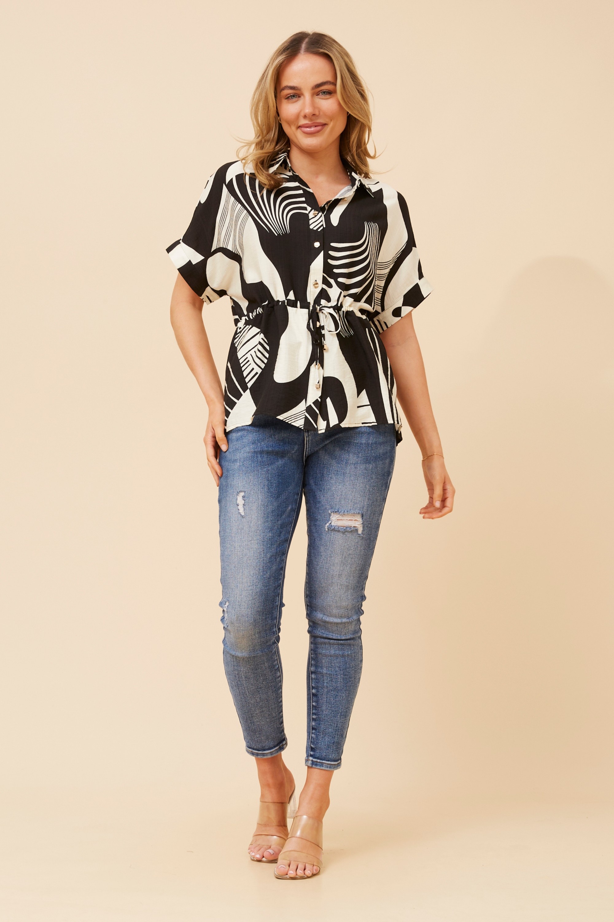 KAORU TIE FRONT TOP
