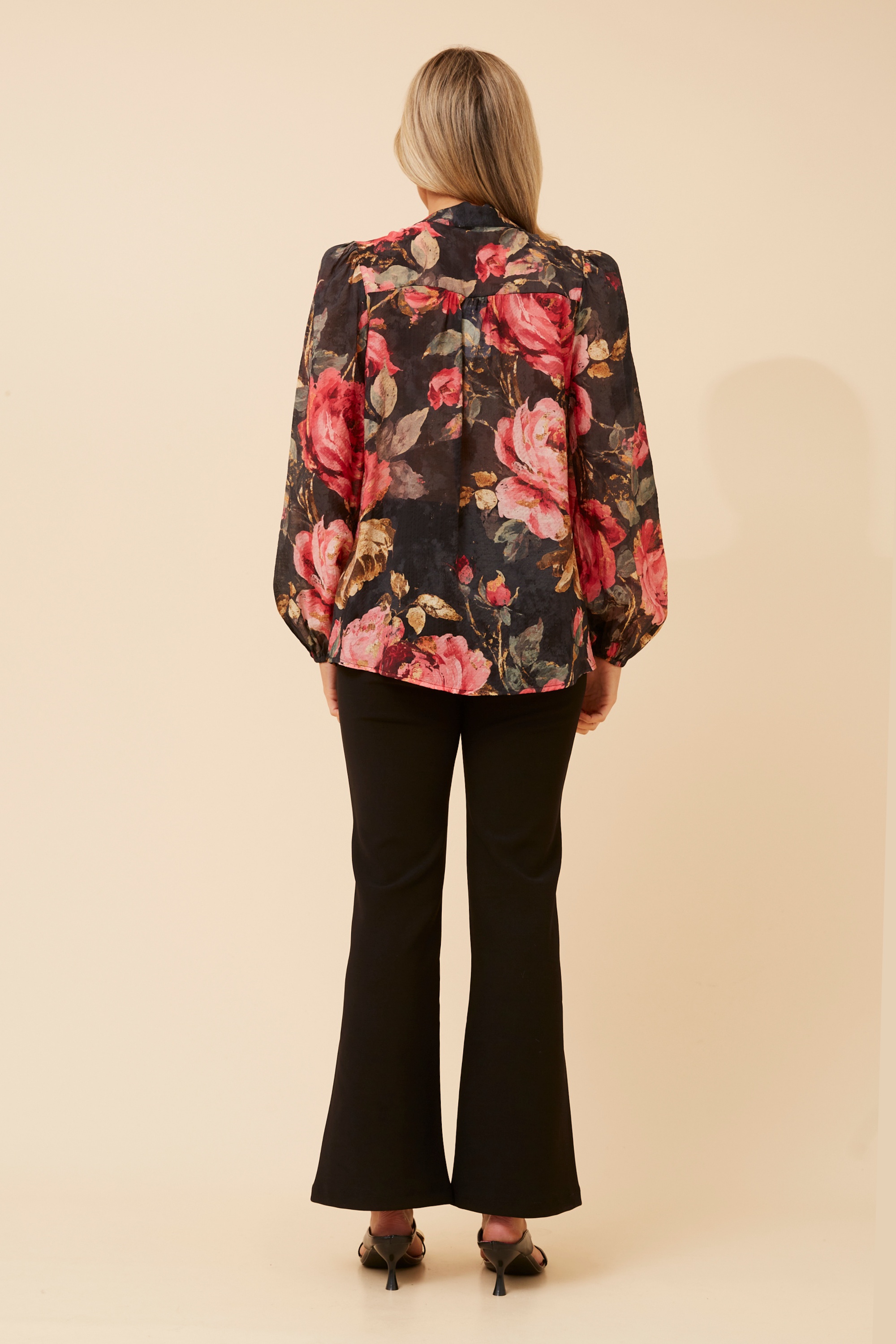 KARSON FLORAL PRINT BLOUSE