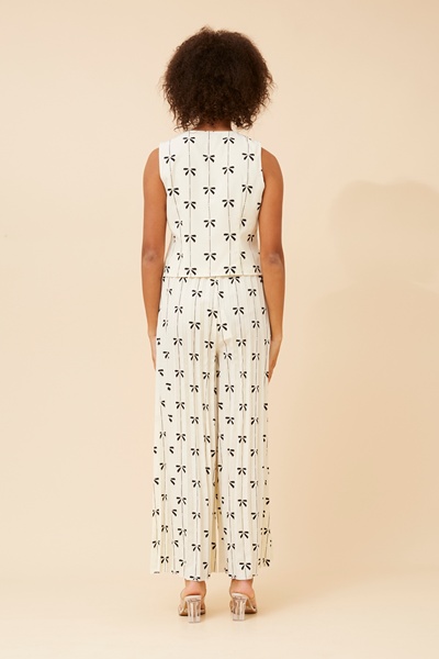 KATALIA BOW PRINT TWO-PIECE SET