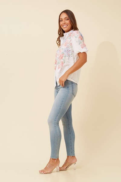 KATANA FLORAL BLOUSE