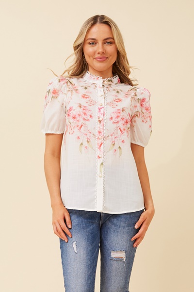 KATANA FLORAL BLOUSE